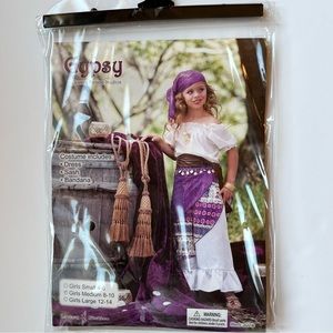 Gypsy Costume by Living Fiction Studios Girls Halloween Dress Up Size Me…